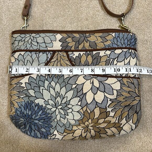 Danny K Tapestry Crossbody Handbag Floral Beach Made in USA Women Boho Purse - Picture 8 of 12